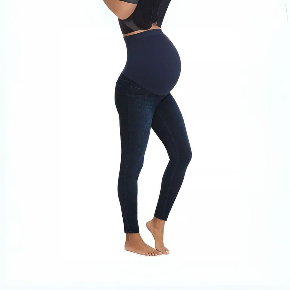 SPANX Maternity Leggings in Dark Blue